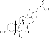 structure of CAS# 459789-99-2, 6-Ethylchenodeoxycholic acid