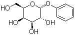 结构式 CAS# 4630-62-0, 苯基 beta-D-半乳糖苷