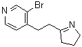 3-Bromo-4-[2-(3,4-dihydro-2H-pyrrol-5-yl)ethyl]pyridine molecular structure (CAS 463303-99-3)