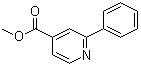 结构式 CAS# 4634-14-4, 2-苯基-4-吡啶羧酸甲酯