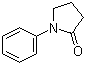 1-Phenyl-2-pyrrolidinone molecular structure (CAS 4641-57-0)