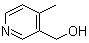 4-Methyl-3-pyridinemethanol molecular structure (CAS 4664-27-1)