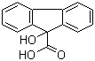 9-Hydroxy-9-fluorenecarboxylic acid  molecular structure (CAS 467-69-6)