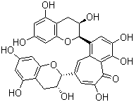 Theaflavin molecular structure (CAS 4670-05-7)