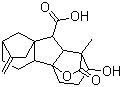 structure of CAS# 468-44-0, Gibberellin A4;(1alpha,2beta,4aalpha,4bbeta,10beta)-2,4a-Dihydroxy-1-methyl-8-methylene-gibbane-1,10-dicarboxylic acid 1,4a-lactone