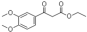 structure of CAS# 4687-37-0, Ethyl 3-(3,4-dimethoxyphenyl)-3-oxopropanoate;Ethyl 3-oxo-3-(3,4-dimethoxyphenyl)propanoate; Ethyl veratroylacetate