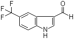 structure of CAS# 468718-16-3, 5-(Trifluoromethyl)-1H-indole-3-carboxaldehyde