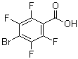 structure of CAS# 4707-24-8, 4-Bromo-2,3,5,6-tetrafluorobenzoic acid;NSC 170060