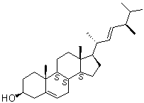 菜子甾醇分子结构 (CAS 474-67-9)