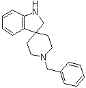 structure of CAS# 474538-99-3, 1'-Benzylspiro[indoline-3,4'-piperidine];1,2-Dihydro-1'-(phenylmethyl)spiro[3H-indole-3,4'-piperidine]