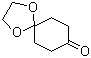 结构式 CAS# 4746-97-8, 1,4-环己二酮单乙二醇缩酮; 1,4-二氧杂螺[4.5]癸烷-8-酮