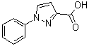 structure of CAS# 4747-46-0, 1-Phenyl-1H-pyrazole-3-carboxylic acid;1-Phenyl-3-pyrazolecarboxylic acid