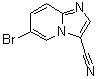 结构式 CAS# 474708-98-0, 6-溴咪唑并[1,2-a]吡啶-3-甲腈