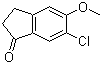structure of CAS# 475654-43-4, 6-Chloro-2,3-dihydro-5-methoxy-1H-inden-1-one