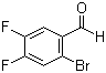 结构式 CAS# 476620-54-9, 2-溴-4,5-二氟苯甲醛