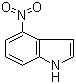 结构式 CAS# 4769-97-5, 4-硝基吲哚