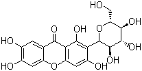 结构式 CAS# 4773-96-0, 芒果苷; 芒果甙; 杧果甙