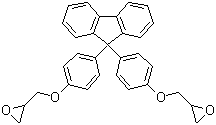 结构式 CAS# 47758-37-2, 9,9-二[(2,3-环氧丙氧基)苯基]芴