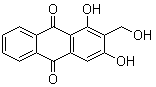1,3-Dihydroxy-2-(hydroxymethyl)anthraquinone molecular structure (CAS 478-08-0)