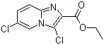 structure of CAS# 478040-91-4, Ethyl 3,6-dichloroimidazo[1,2-a]pyridine-2-carboxylate