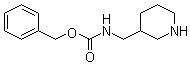 (3-哌啶基甲基)氨基甲酸苯甲酯分子结构 (CAS 478366-02-8)