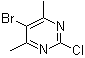 结构式 CAS# 4786-72-5, 5-溴-2-氯-4,6-二甲基嘧啶