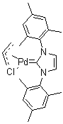 structure of CAS# 478980-04-0, Allyl[1,3-bis(mesityl)imidazol-2-ylidene]chloropalladium(II)