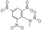 2,4,6-三硝基-N-甲基-N-硝基苯胺分子结构 (CAS 479-45-8)
