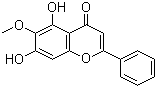 Oroxylin A molecular structure (CAS 480-11-5)
