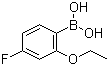 2-Ethoxy-4-fluorophenylboronic acid molecular structure (CAS 480438-58-2)