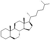 结构式 CAS# 481-21-0, (5alpha)-胆甾烷
