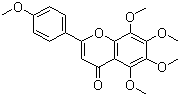 Tangeretin molecular structure (CAS 481-53-8)