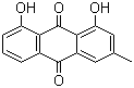Chrysophanic acid molecular structure (CAS 481-74-3)