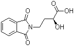 (2S)-4-(1,3-Dioxoisoindolin-2-yl)-2-hydroxybutanoic acid molecular structure (CAS 48172-10-7)
