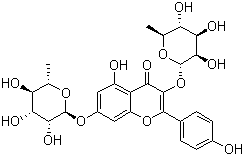 山奈苷分子结构 (CAS 482-38-2)