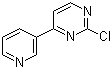 structure of CAS# 483324-01-2, 4-(3-Pyridyl)-2-chloropyrimidine;2-Chloro-4-(3-pyridyl)pyrimidine; 2-Chloro-4-(pyridin-3-yl)pyrimidine