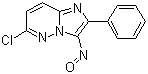 6-氯-3-亚硝基-2-苯基咪唑并[1,2-b]哒嗪分子结构 (CAS 483367-60-8)