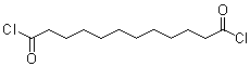 structure of CAS# 4834-98-4, Dodecanedioyl dichloride;1,12-Dodecanedioic chloride; Dodecane-1,10-dicarbonyl dichloride; Dodecanedioic acid dichloride; Dodecanedioic dichloride
