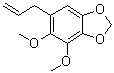 4,5-Dimethoxy-6-(2-propen-1-yl)-1,3-benzodioxole molecular structure (CAS 484-31-1)