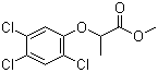 2,4,5-涕丙酸甲酯分子结构 (CAS 4841-20-7)