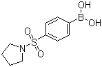 structure of CAS# 486422-57-5, 4-(Pyrrolidin-1-ylsulfonyl)benzeneboronic acid;[4-[(Pyrrolidin-1-yl)sulfonyl]phenyl]boronic acid