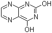 2,4-二羟基蝶啶分子结构 (CAS 487-21-8)