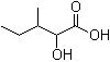 结构式 CAS# 488-15-3, 2-羟基-3-甲基戊酸