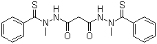structure of CAS# 488832-69-5, Elesclomol;1,3-Bis[2-methyl-2-(phenylthioxomethyl)hydrazide]propanedioic acid
