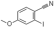 2-Iodo-4-methoxybenzonitrile molecular structure (CAS 490039-83-3)