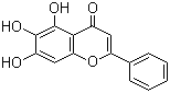 structure of CAS# 491-67-8, Baicalein;5,6,7-Trihydroxyflavone