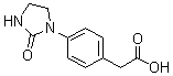 structure of CAS# 492445-92-8, 4-(2-Oxo-1-imidazolidinyl)benzeneacetic acid;2-[4-(2-Oxo-1-imidazolidinyl)phenyl]acetic acid