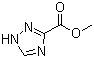 structure of CAS# 4928-88-5, Methyl 1,2,4-triazole-3-carboxylate ;1H-1,2,4-Triazole-3-carboxylic acid methyl ester