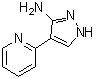 4-(Pyridin-2-yl)-1H-pyrazol-3-amine molecular structure (CAS 493038-87-2)