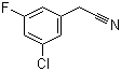 structure of CAS# 493038-93-0, 3-Chloro-5-fluorophenylacetonitrile;3-Chloro-5-fluorobenzyl cyanide